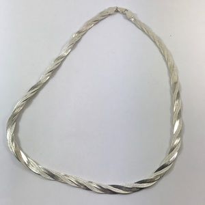 Sterling Silver Braided Chain